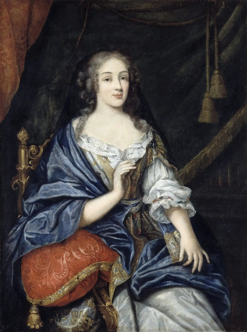 Louise-Françoise de la Baume Le Blanc, Mademoiselle de la Vallière, Herzogin von Vaujours (1644-1710) - Jean Nocret