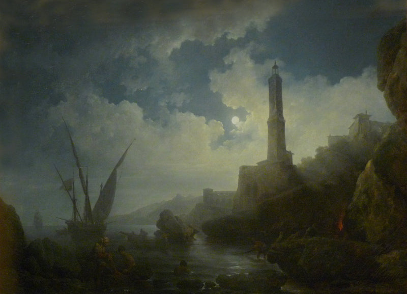 Loutherbourg-Marine au clair de lune – Ji-Elle