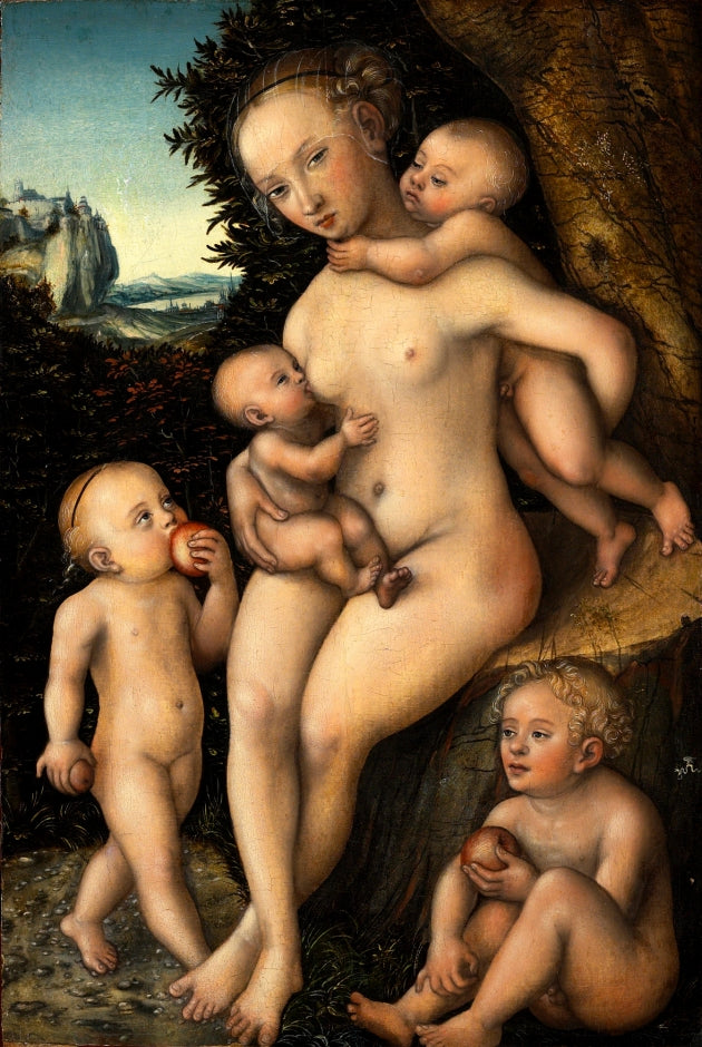 La Charité - Lucas Cranach the Elder - Alpha Reproduction