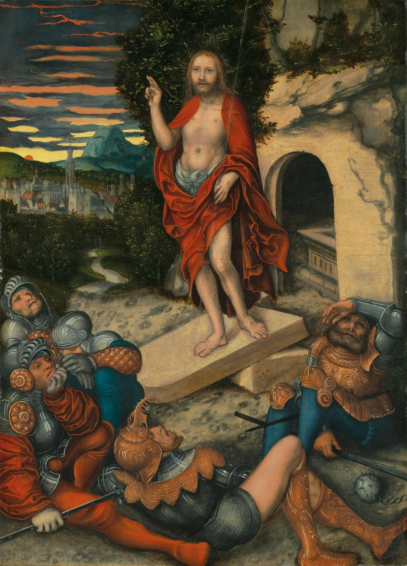 Die Auferstehung Christi - Lucas Cranach der Ältere