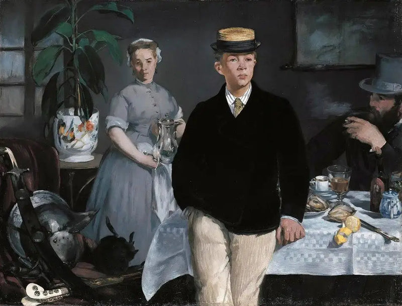 Das Frühstück im Atelier - Édouard Manet