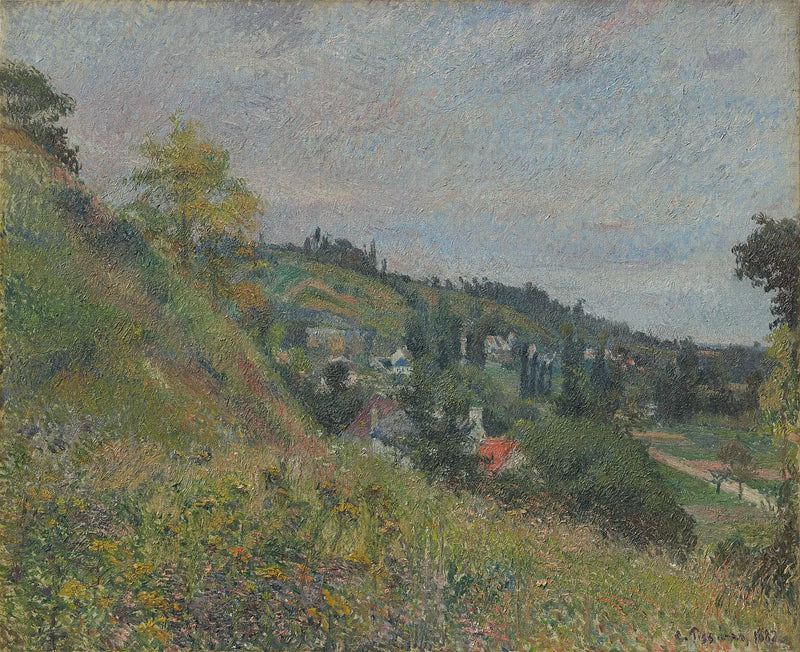 Die Hügel des Kohls, Pontoise - Camille Pissarro