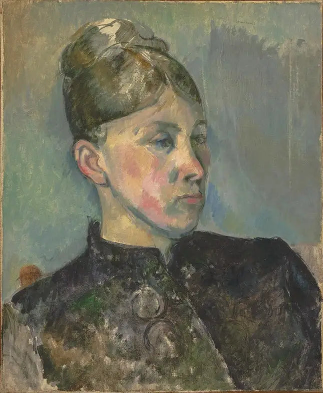 Porträt von Madame Cézanne - Paul Cézanne