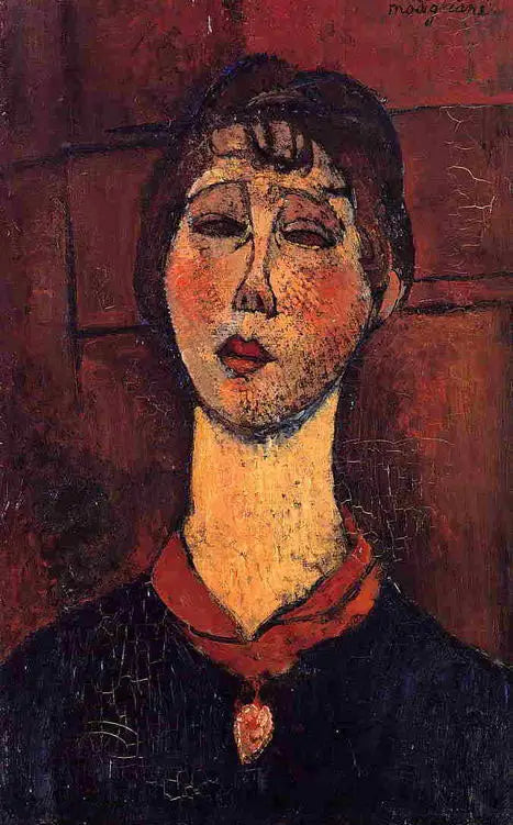 Porträt von Madame Dorival - Amedeo Modigliani