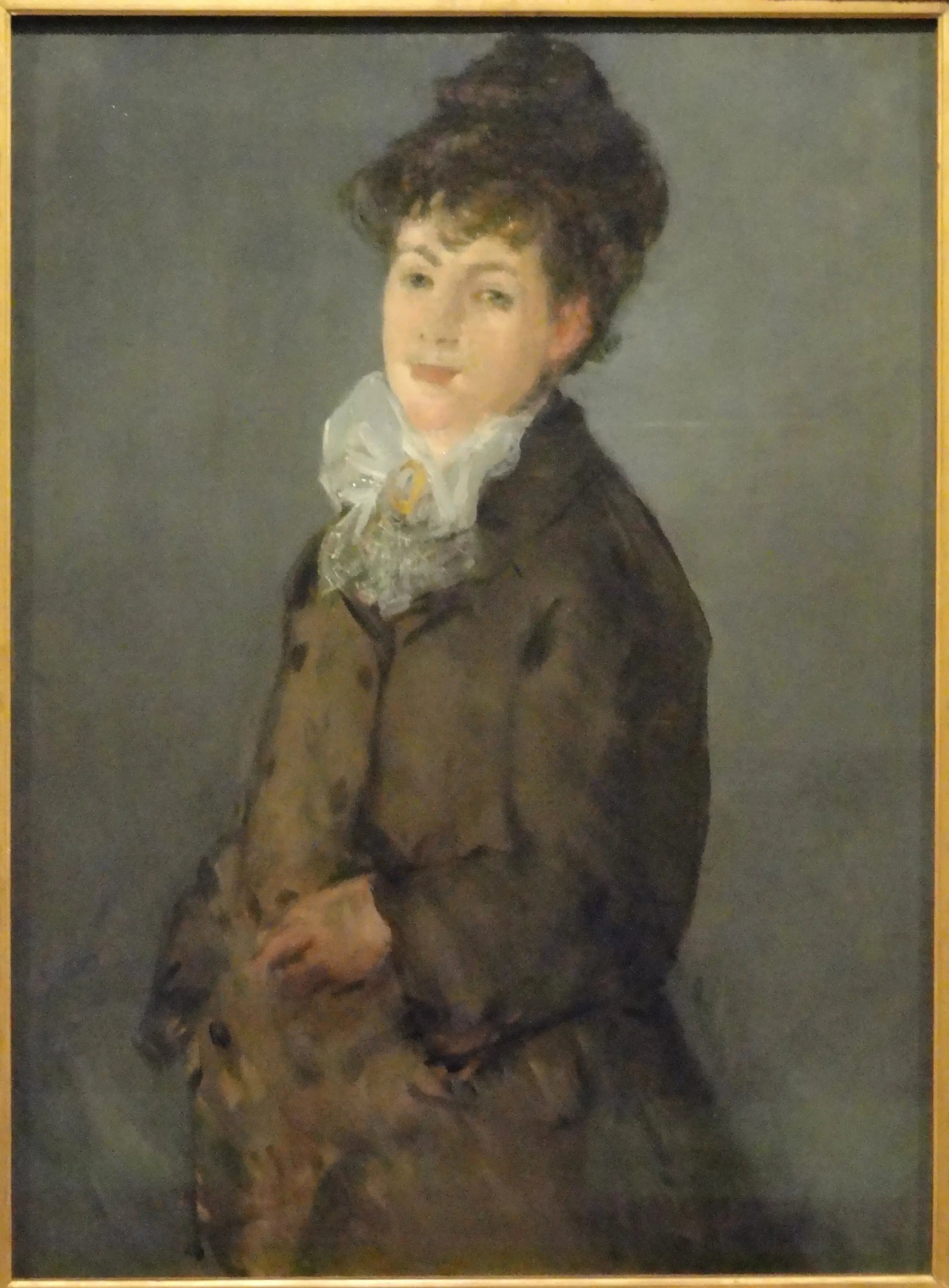 Reproduction du tableau « Mademoiselle Isabelle Lemonnier - Édouard Manet » par Alpha Reproduction en peinture à l’huile