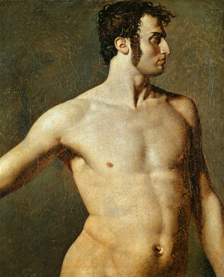 Torso eines Mannes - Jean-Auguste-Dominique Ingres