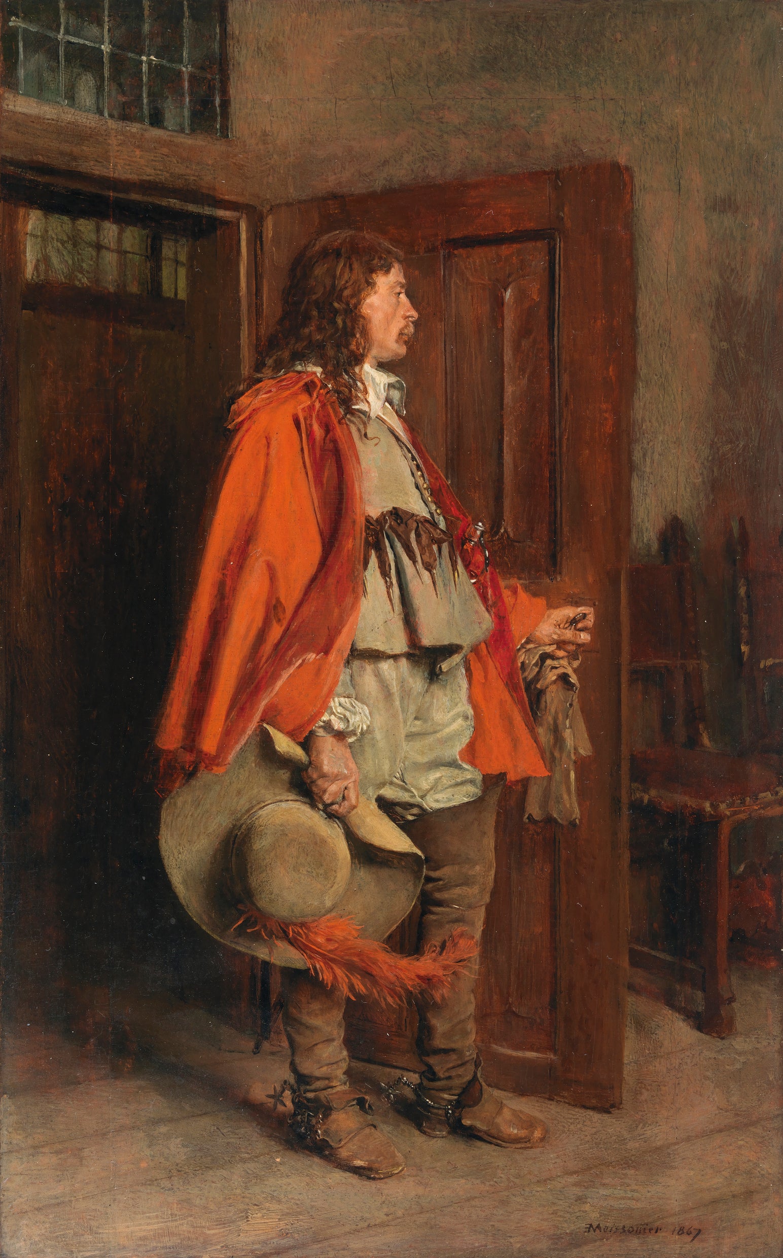 L'homme au manteau rouge - Ernest Meissonier