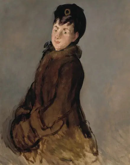 Porträt von Isabelle Lemonnier mit einem Ärmel - Édouard Manet