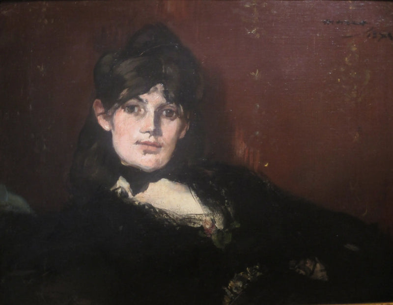 Porträt von Berthe Morisot liegend - Édouard Manet