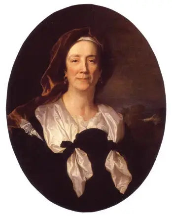 Porträt von Maria Serra, Mutter von Hyacinthe Rigaud - Hyacinthe Rigaud