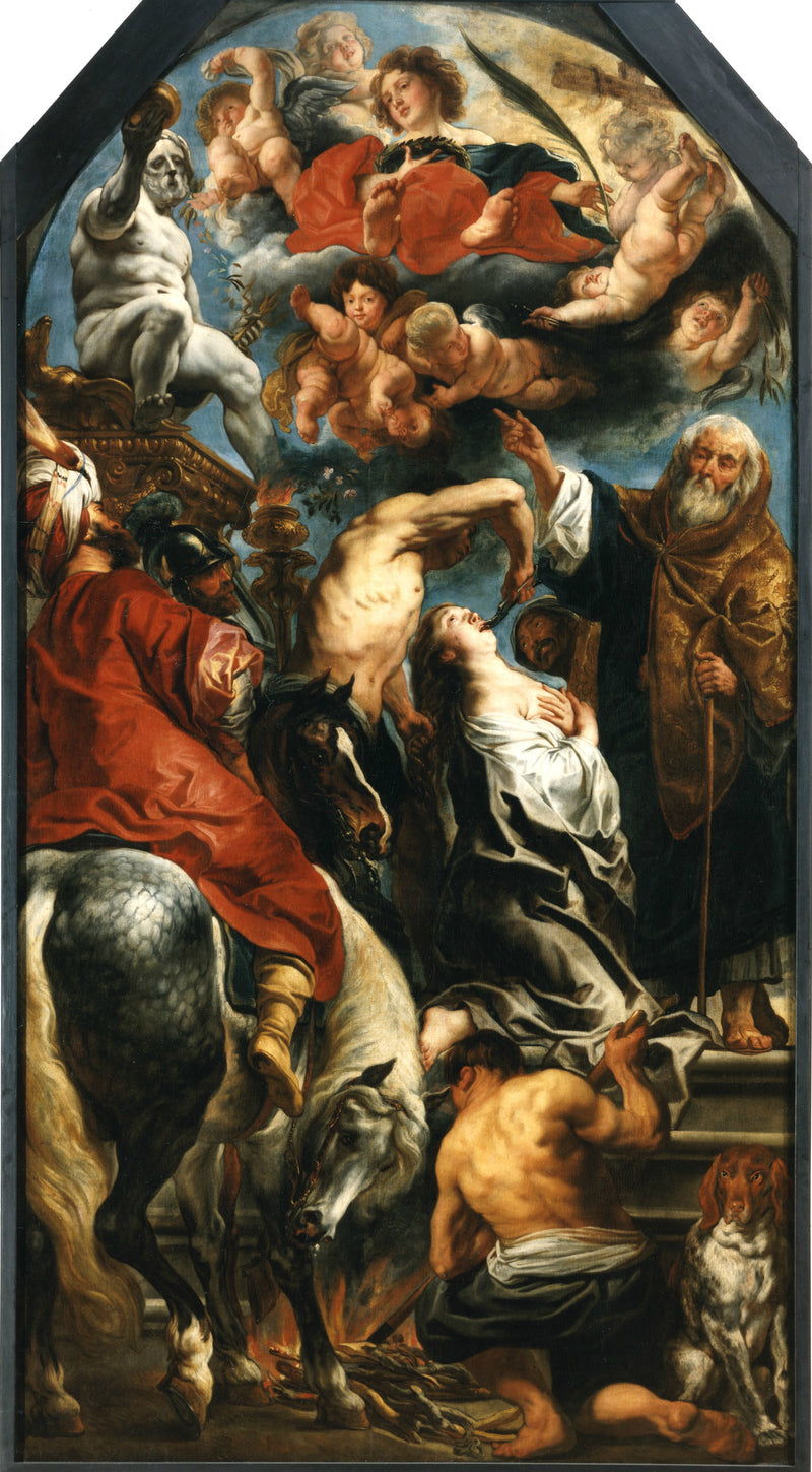 Martyre de sainte Apolline - Jacob Jordaens1