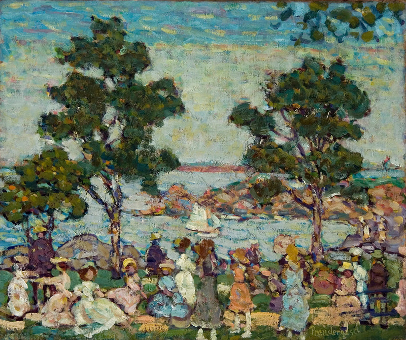 Landschaft (Parkszene) - Maurice Prendergast