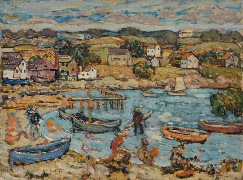 Hafen von Marblehead - Maurice Prendergast