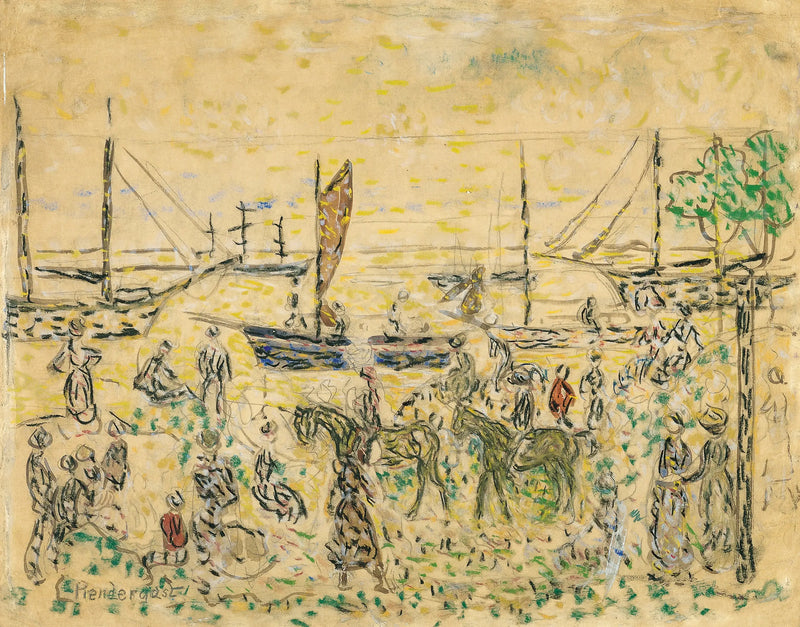 Das Ufer - Maurice Prendergast