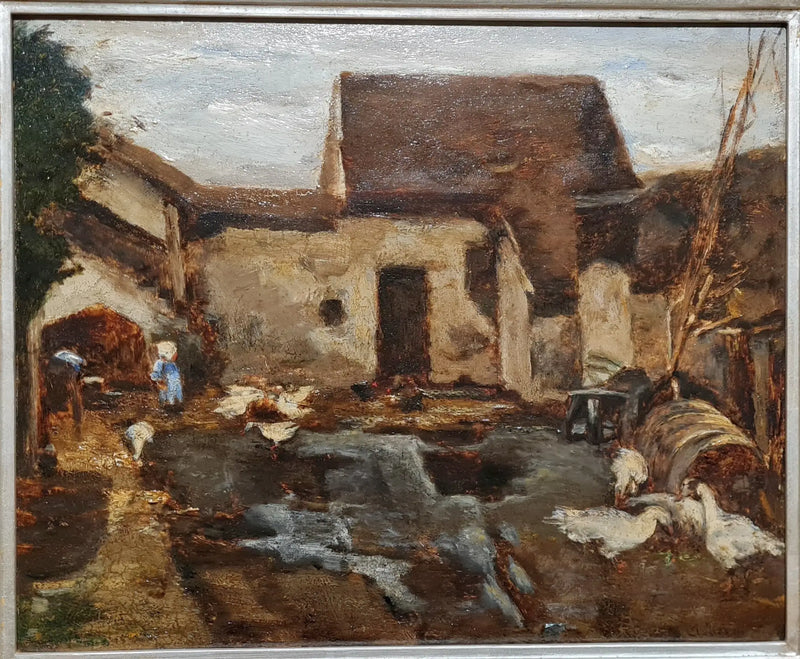 Bauernhof in Barbizon - Max Liebermann