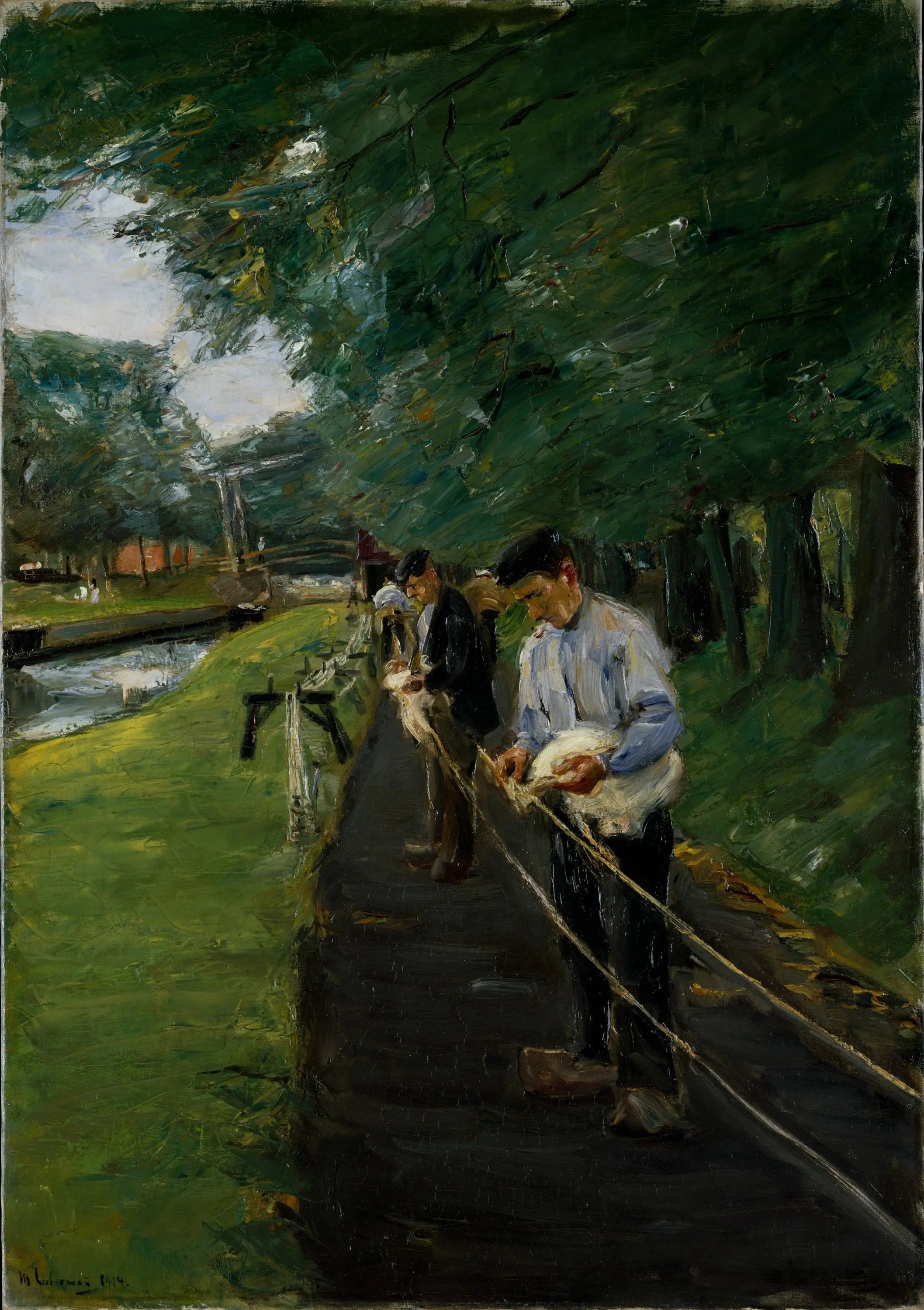 Le Ropewalk à Edam - Max Liebermann - Alpha Reproduction