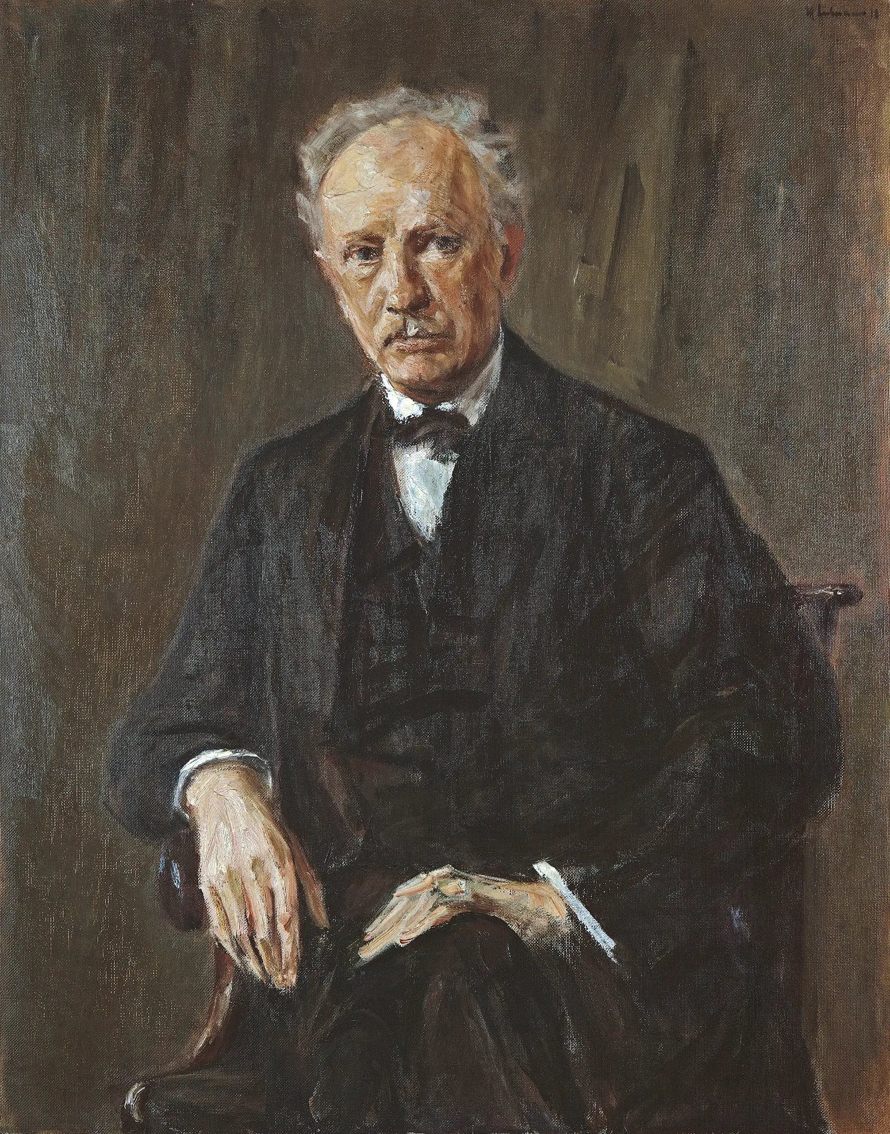 Portrait de Richard Strauss - Max Liebermann - Alpha Reproduction