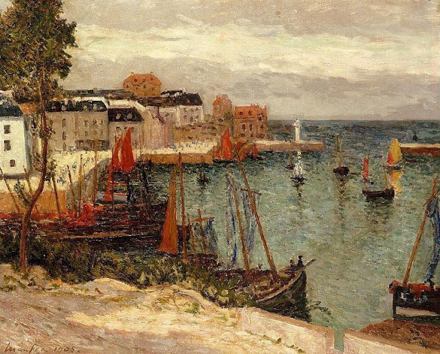Der Hafen von Sauzon, Belle-Île-en-Mer - Maxime Maufra