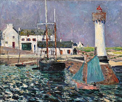 Der Leuchtturm von Port Haliguen - Maxime Maufra