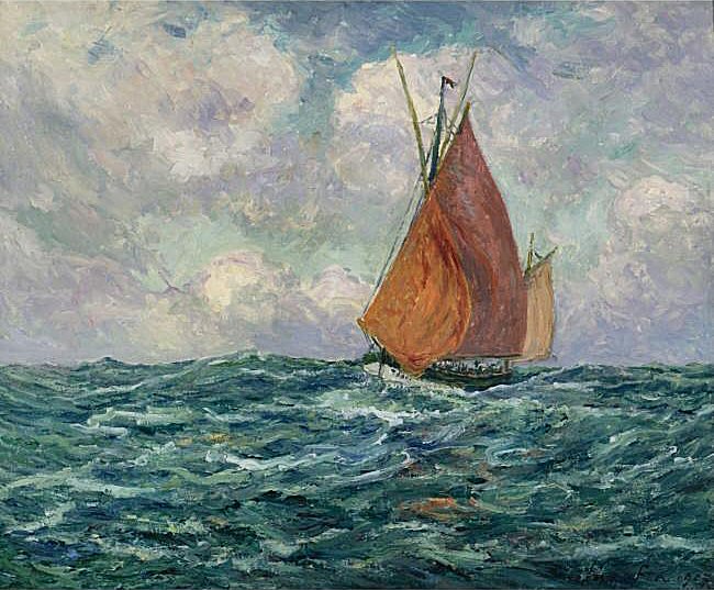 Thonfischer auf See - Maxime Maufra