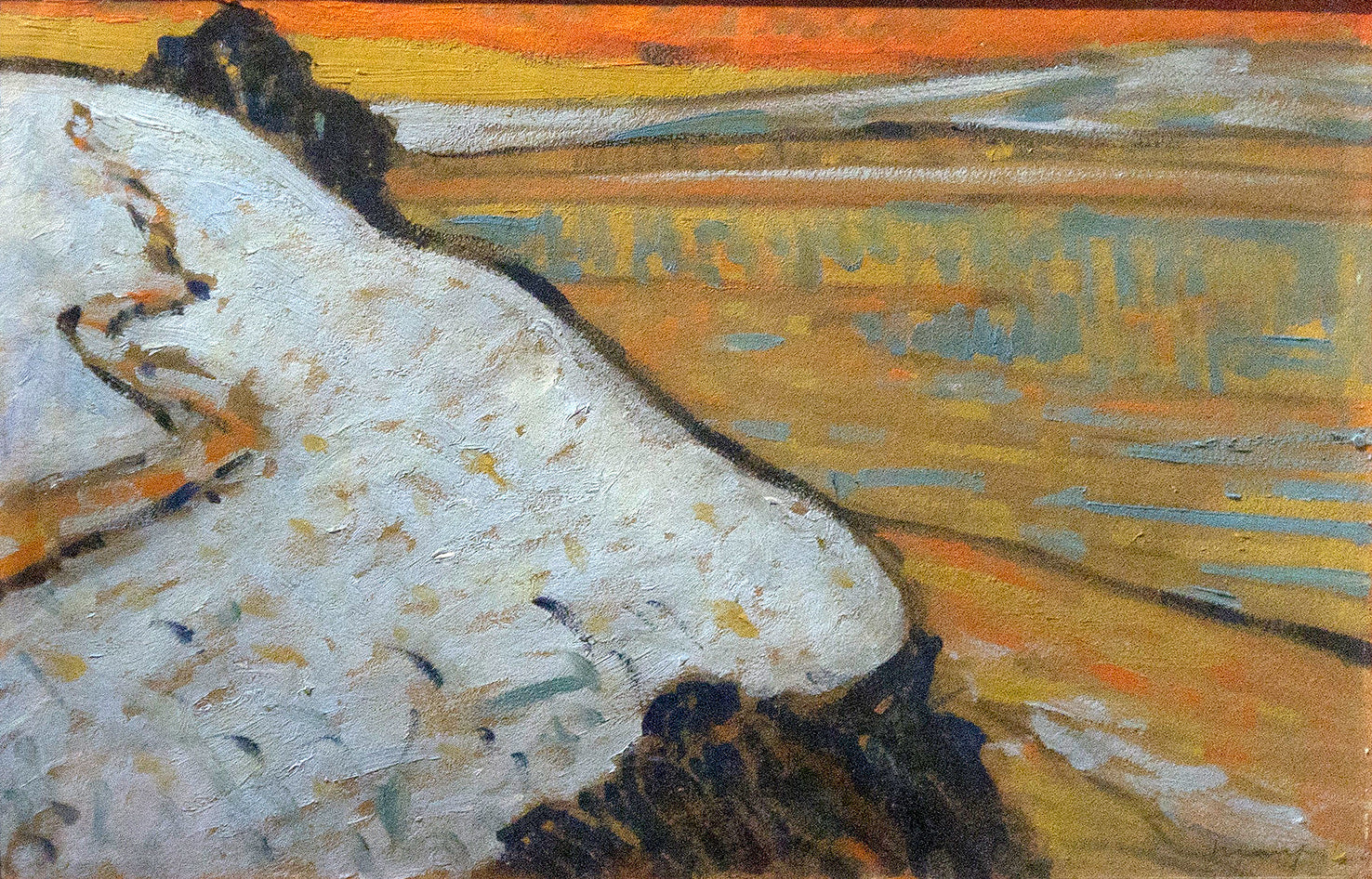 Pont-Aven ciel rouge - Maxime Maufra - Alpha Reproduction