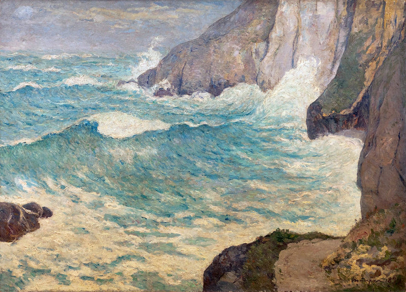 Marine bei Sturm - Maxime Maufra