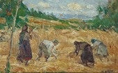 La Moisson — Mehmet Ruhi Arel, vers 1925, huile sur toile