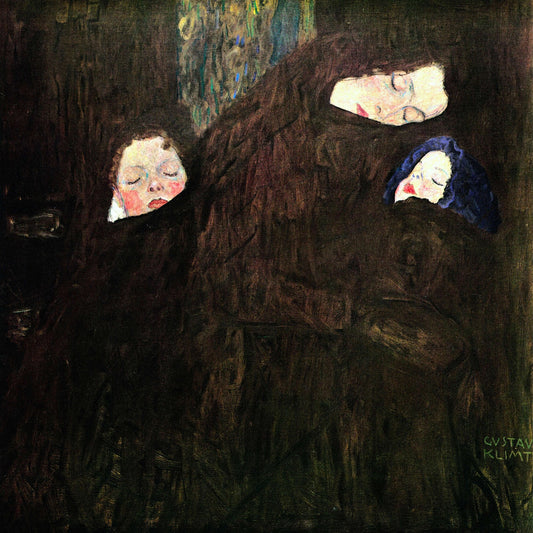 🌸👩‍👧‍👦 Mutter mit Kindern – Gustav Klimt (um 1905)