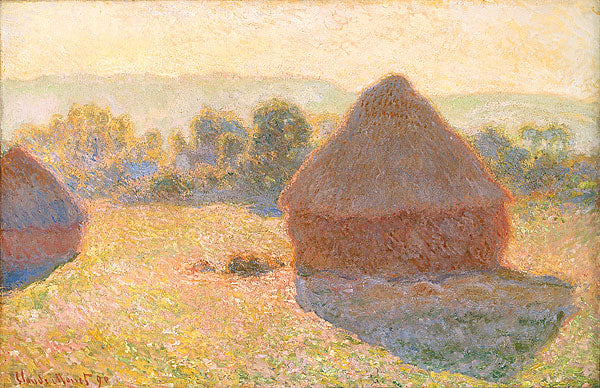 Mühlsteine, Mittag - Claude Monet