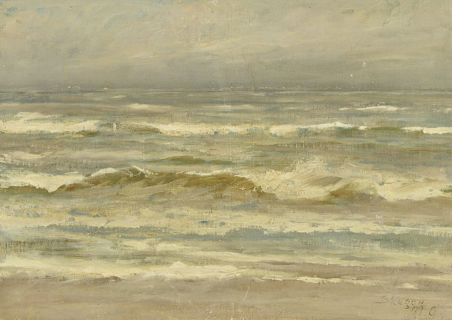 Brecher in Skagen. -Michael Peter Ancher
