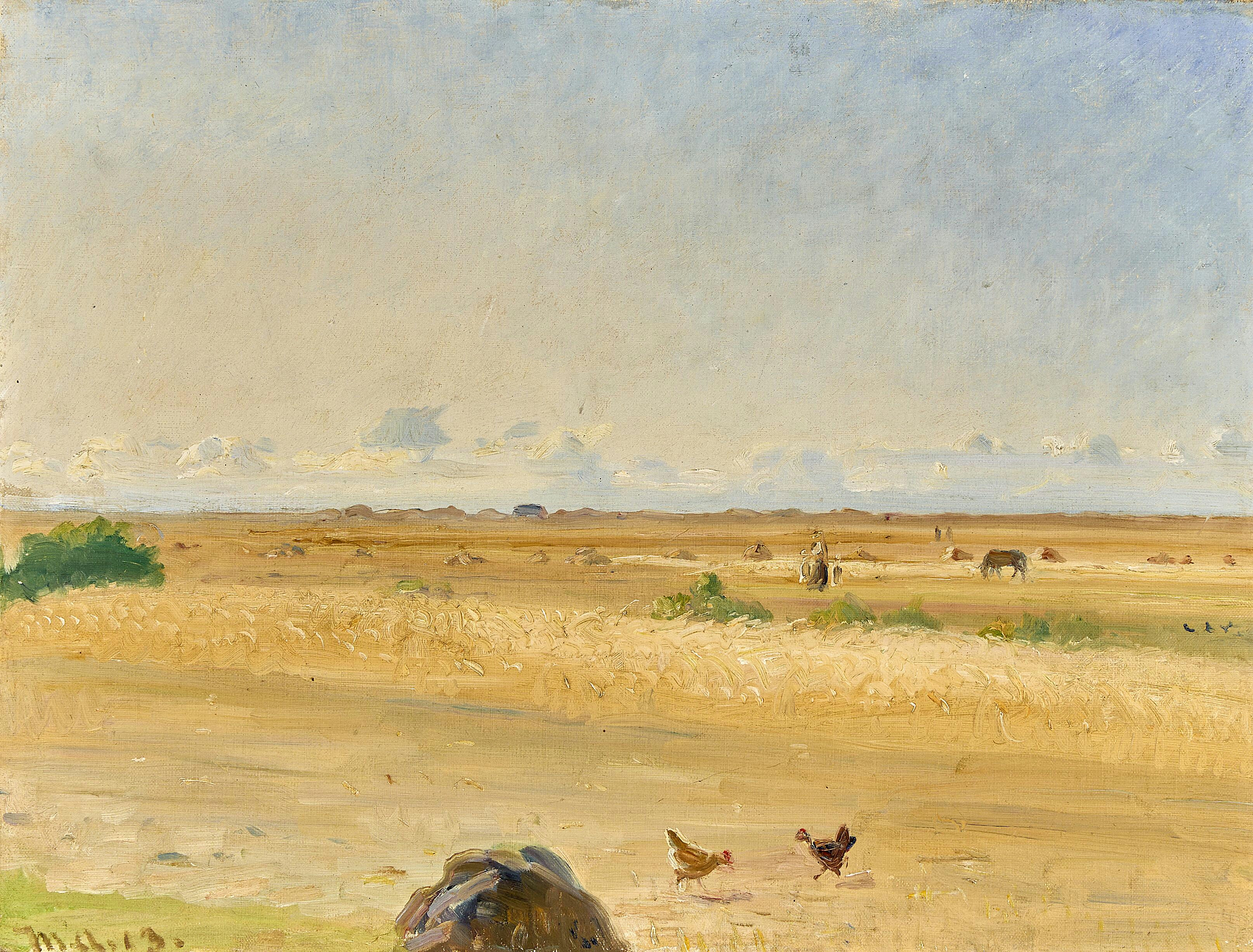 Paysage estival danois au sud de Skagen. - Michael Peter Ancher