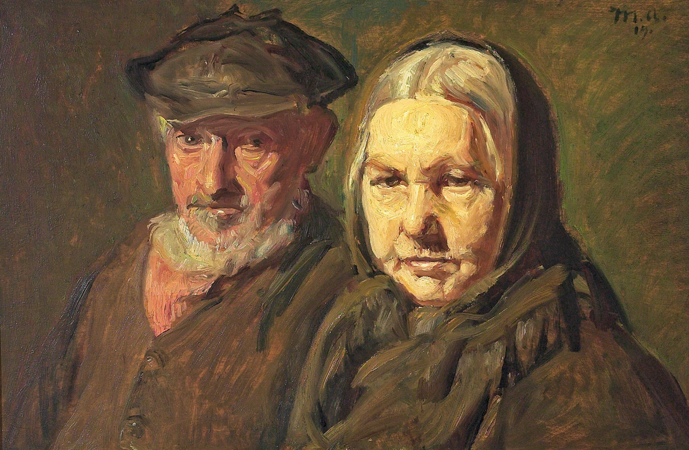 Un double portrait. - Michael Peter Ancher