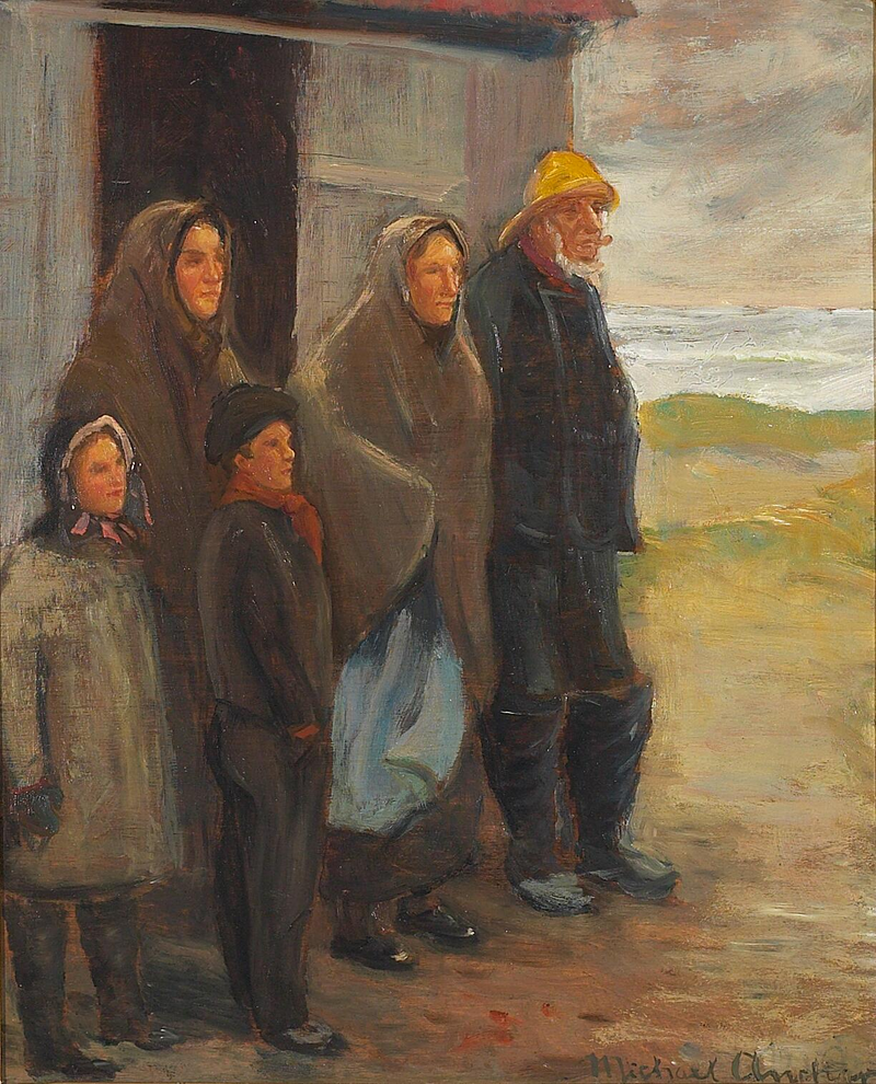 Gefährliche Momente. -Michael Peter Ancher