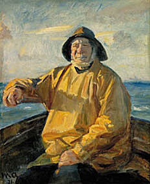 Der Fischer Lars Andersen. -Michael Peter Ancher