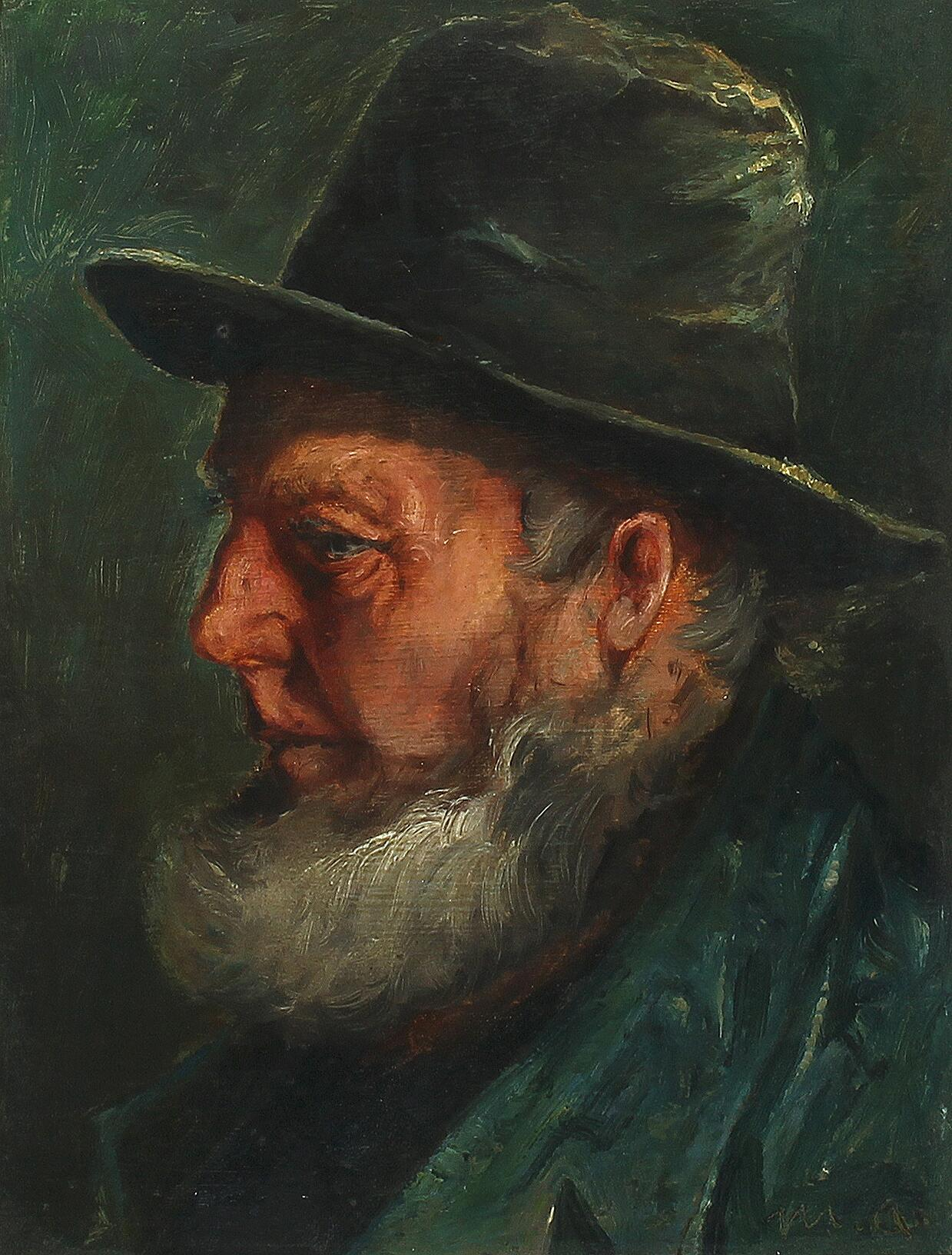 Portrait du pêcheur Ole Svendsen de Skagen. - Michael Peter Ancher - Alpha Reproduction