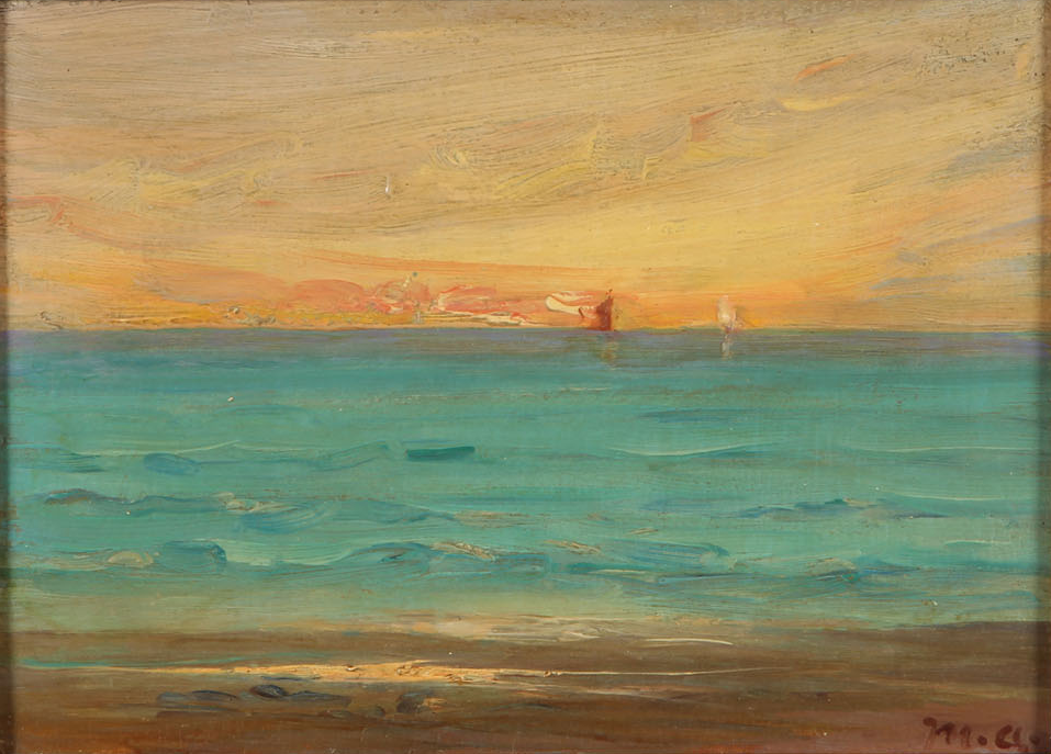 Étude de la mer. - Michael Peter Ancher