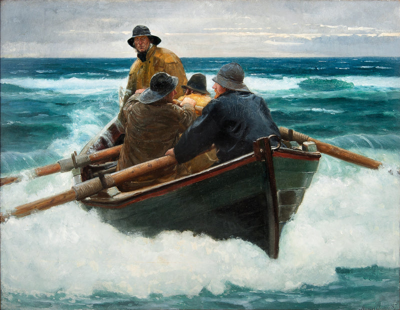 Über dem Hügel. -Michael Peter Ancher