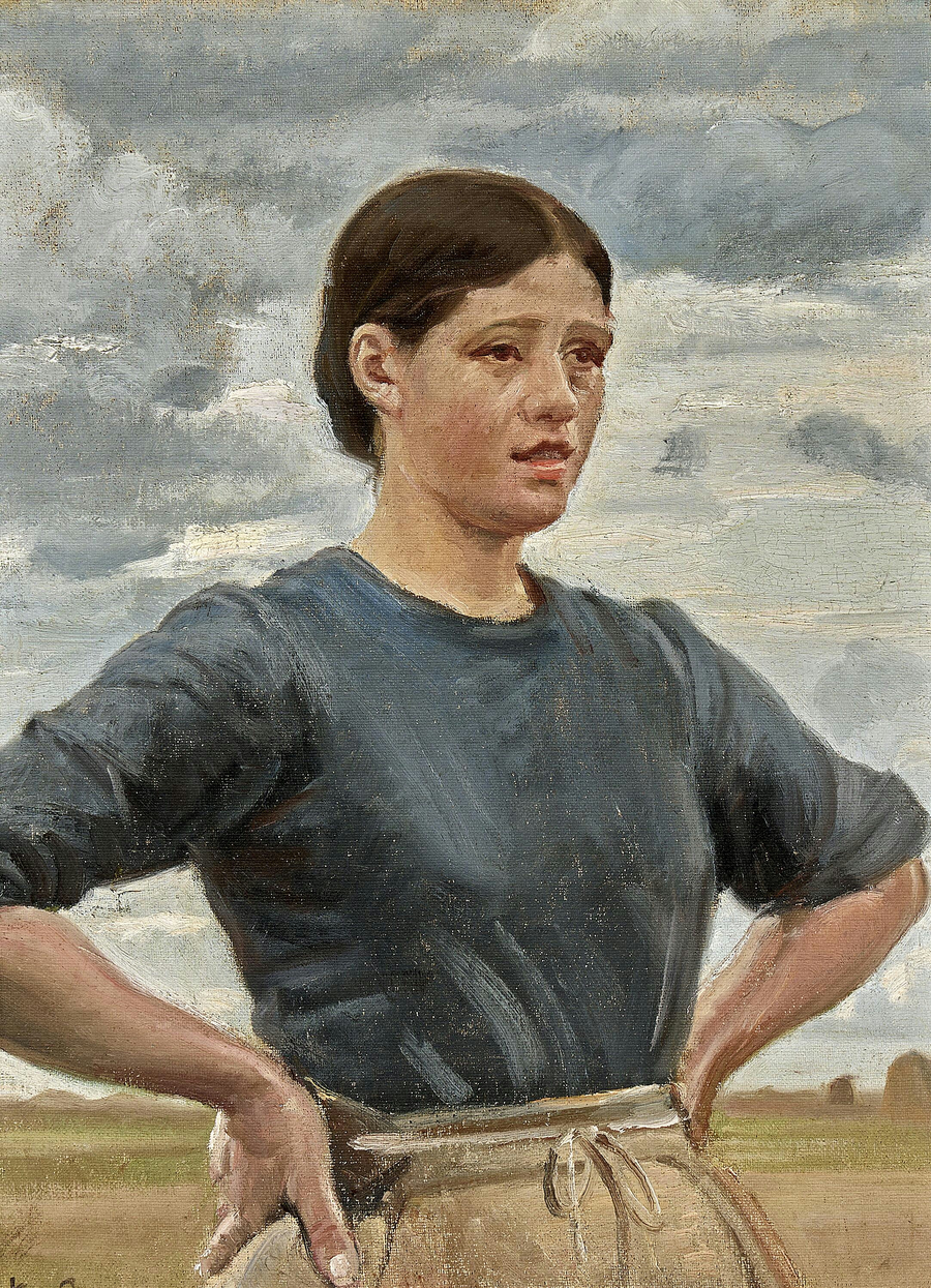 Maria auf dem Felde. – Michael Peter Ancher