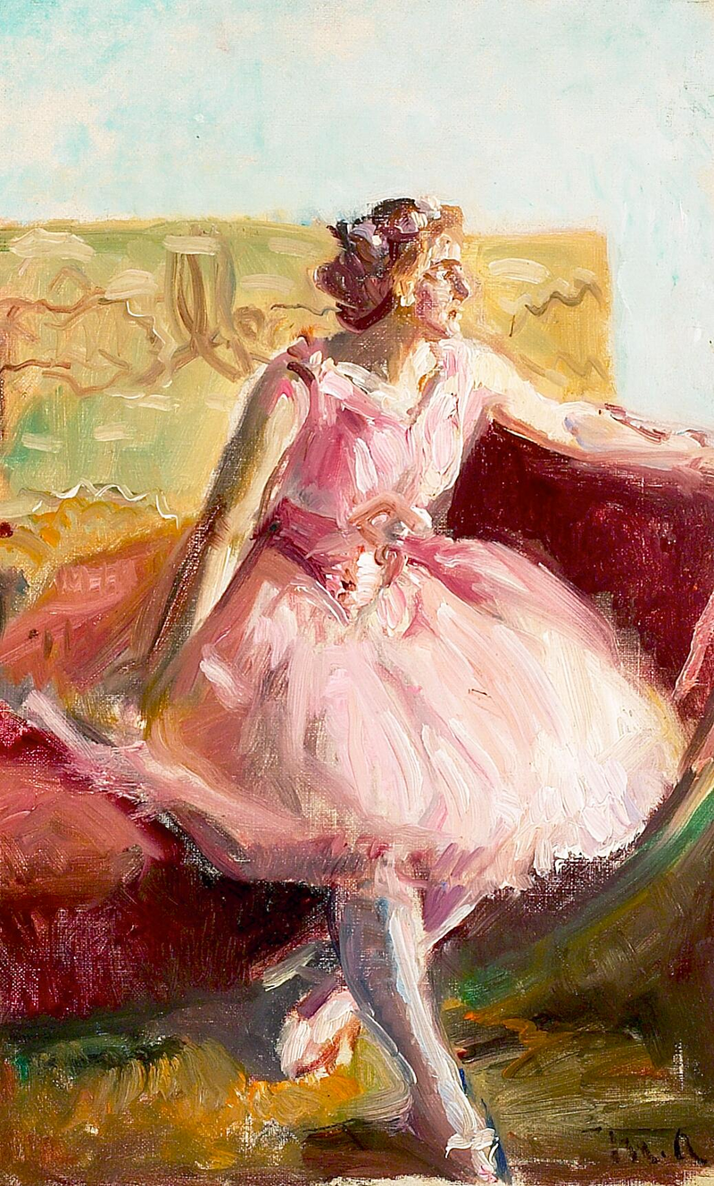 Die Rose von Skagen. -Michael Peter Ancher