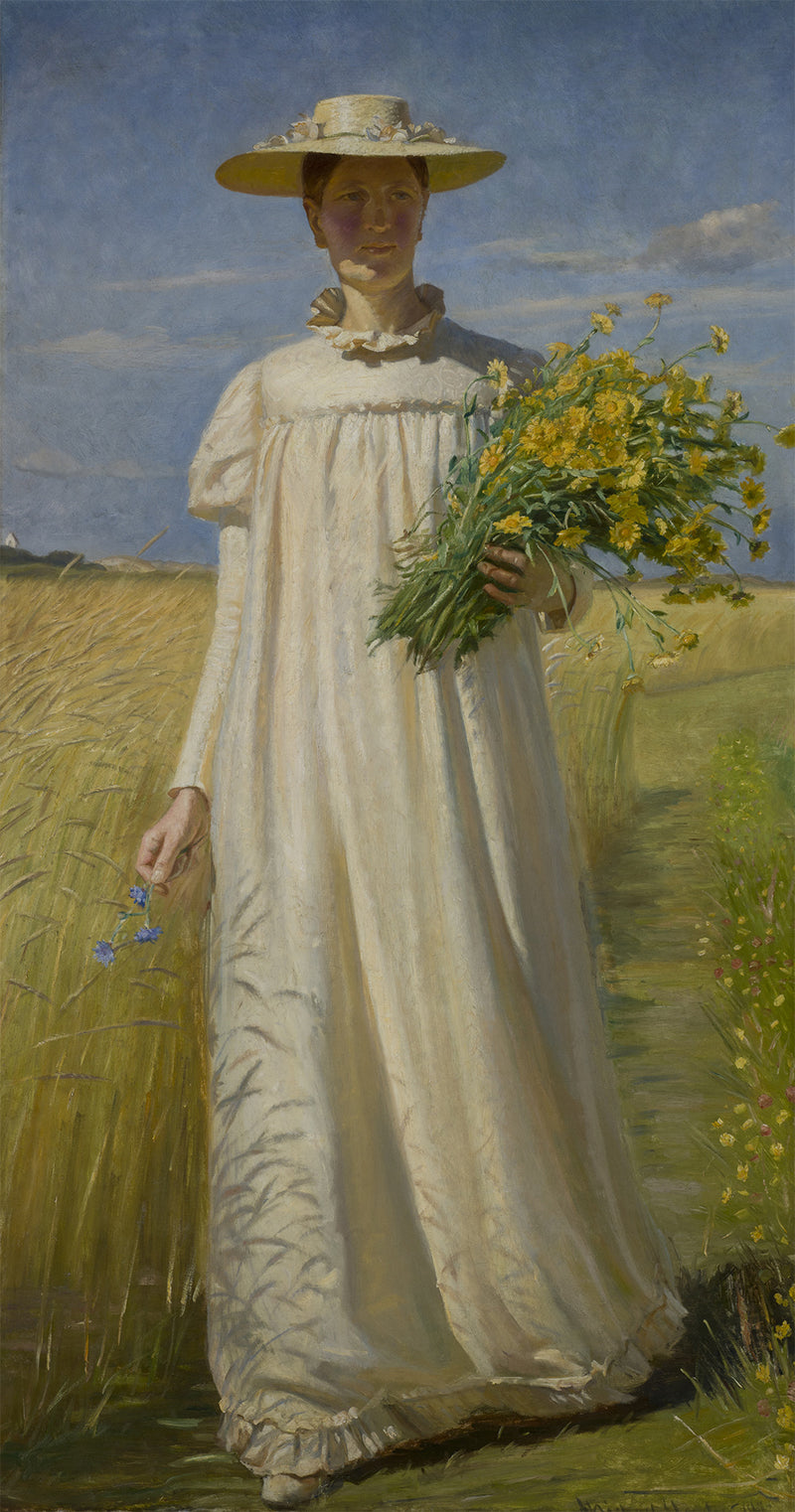 Anna Ancher zurück vom Feld – Michael Peter Ancher