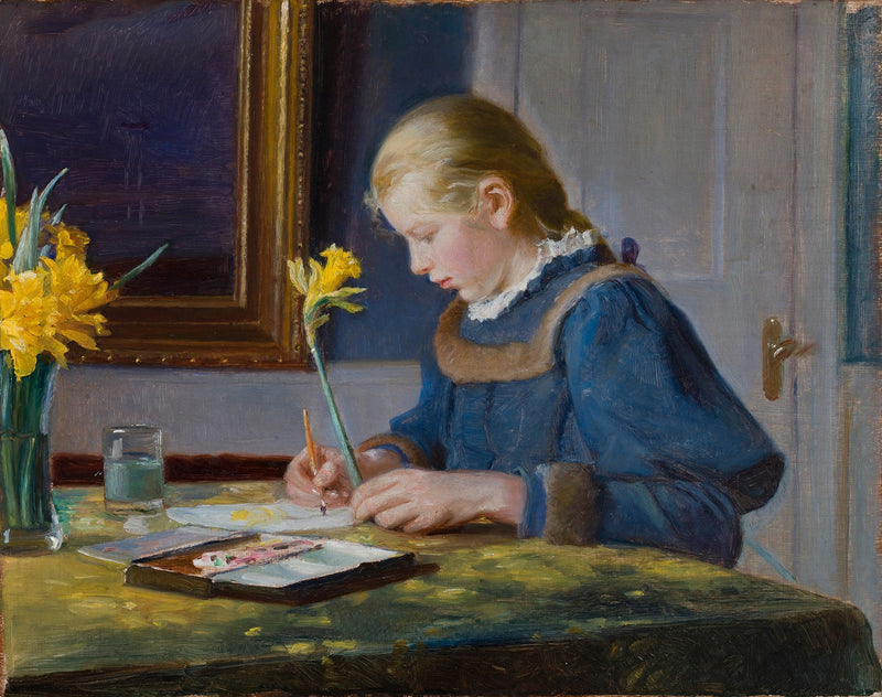 Aquarellmalerei – Michael Peter Ancher