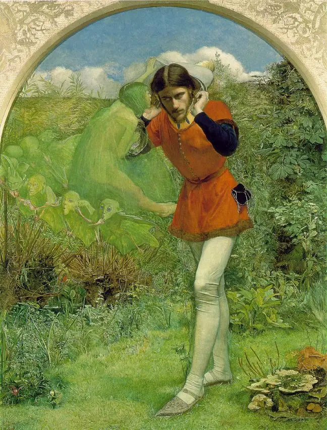 Ferdinand angezogen von Ariel - John Everett Millais