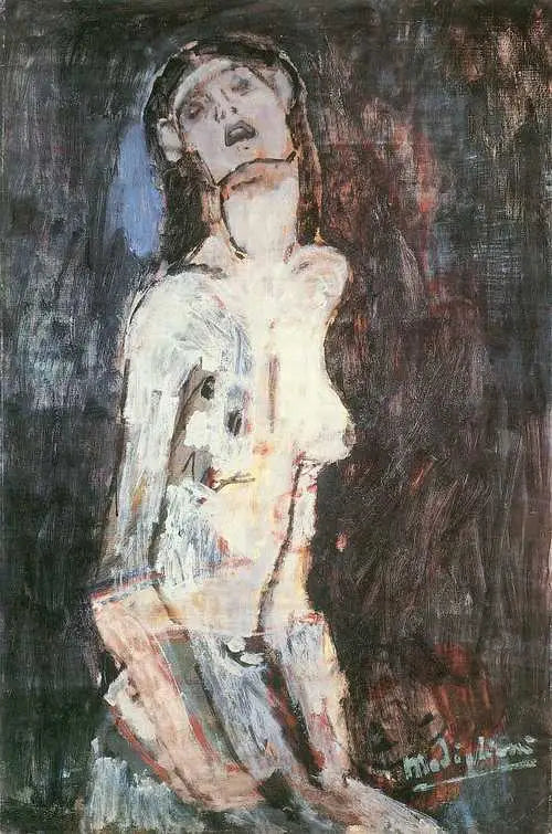 Nu leidend - Amedeo Modigliani