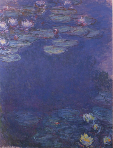 🌌 Seerosen bei Dämmerung, Claude Monet