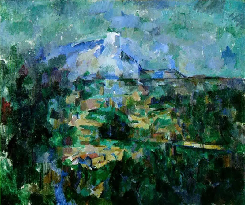 Der Berg Sainte-Victoire gesehen von den Lauves - Paul Cézanne