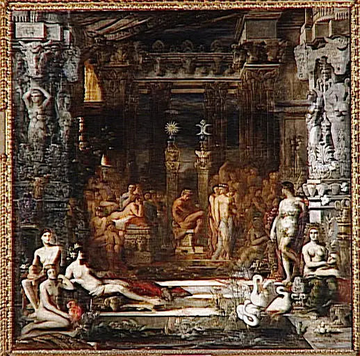 Die Töchter von Thespius - Gustave Moreau