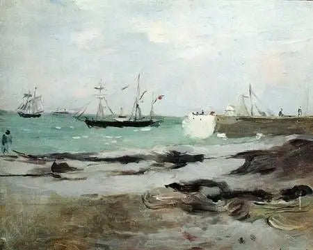Der Eingang zum Hafen - Berthe Morisot