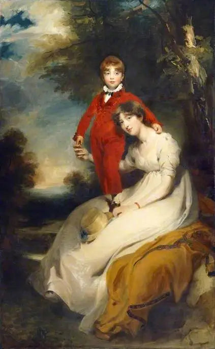 Frau Charles Thellusson, geborene Sabine Robarts (1775-1814), und ihr Sohn, Charles Thellusson (1797-1856) - Thomas Lawrence
