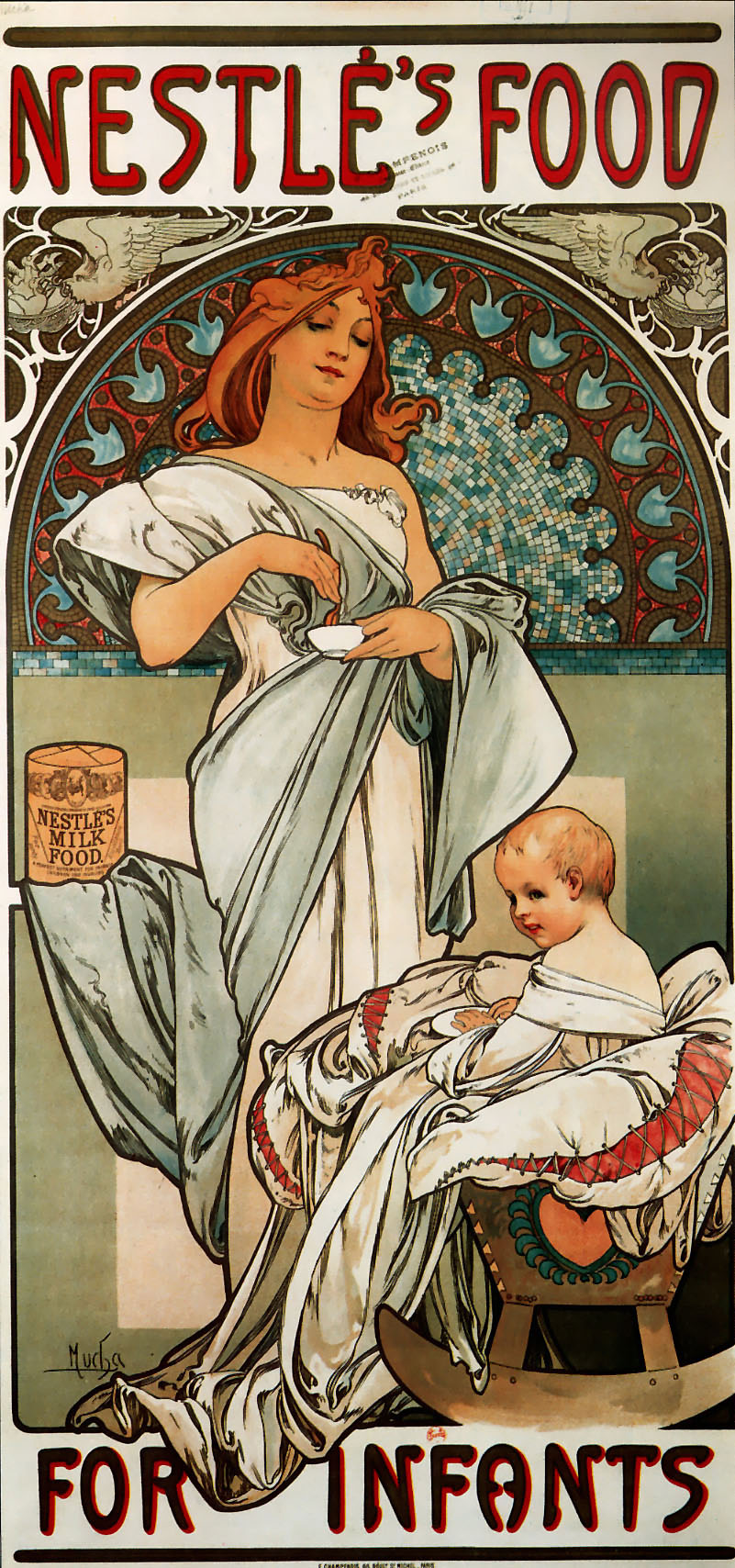 Nestlé, aliments pour nourrissons - Alphonse Mucha
