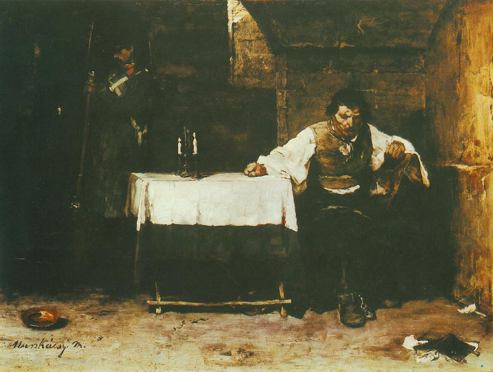 La Cellule du condamné, Mihály Munkácsy, 1870